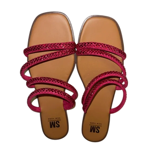 SM New York Camilla Hot Pink Strappy Sandals 9