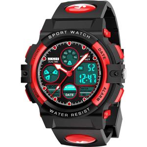 cofuo Kids Digital Sport Watch, Boys Girls Waterproof Sports Outdoor Watches Children Casual Electronic Analog Quartz Wrist Watches with Alarm Stopwatch