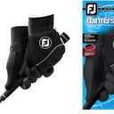 FootJoy Men's WinterSof Pair Golf Glove (Large, Black)