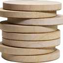 8 Pack Natural Sandstone Water Absorbent Hand Crafted Round Coasters Bulk, MONKEY SUN 4 x 4 Inches Stone Coasters for Drink Bar Kitchen Home, Used for DIY and Carving, Set of 8