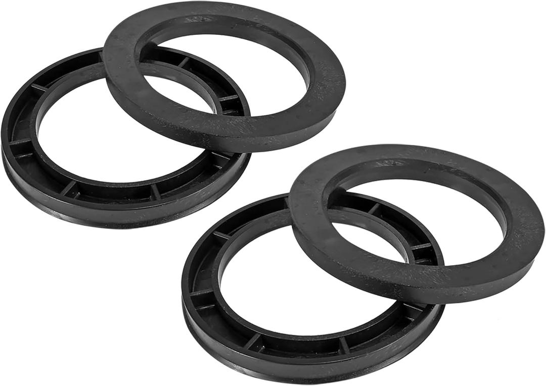 X AUTOHAUX 4pcs Plastic 78.1mm ID to 108 mm OD Car Hub Centric Rings Wheel Bore Center Spacer