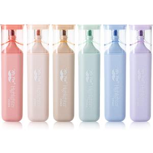 Mr. Pen- Highlighters Pastel Assorted Colors for Books, 6 Pack, Morandi Colors, Chisel Tip