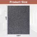 Garage Mats Oversized Garage Floor Parking Mat for Under Car, 8.8 x 22 Ft Non-Slip Gray Garage Flooring Carpets, Absorbent Oil Garage Parking Mat, Waterproof Mats