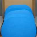 5PCS Pool Seats for Edge of Pool Soft Oval Foam Poolside Seating Mat 19x14 in Pool Cushions for Side of Pool Heat-Resistant Poolside Cushions for Lounging,Swimming,Water Party