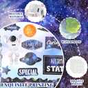 90 Pcs Space Affirmation Station Classroom Bulletin Board Set Motivational Bulletin Board Back to School Positive Affirmations Accent Cutout Mirror Growth Mindset Decor for School Office Home