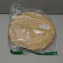 Aofmee 12 inch Round Woven Placemats Set of 6, Boho Rattan Place Mats, Natural Water Hyacinth Table Placemats, Farmhouse Weave Table Mats, Rustic Braided Wicker Charger Plates for Dining Table Decor