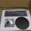 KIRKAS 12X Large Floor Magnifying Glass with Light and Stand, Infinite Color Dimmable 2 in 1 Lighted Magnifier lamp for Close Work, Reading, Craft, Sewing, Hobby, 4 Wheel Rolling Stable Base Esthetician (Black)