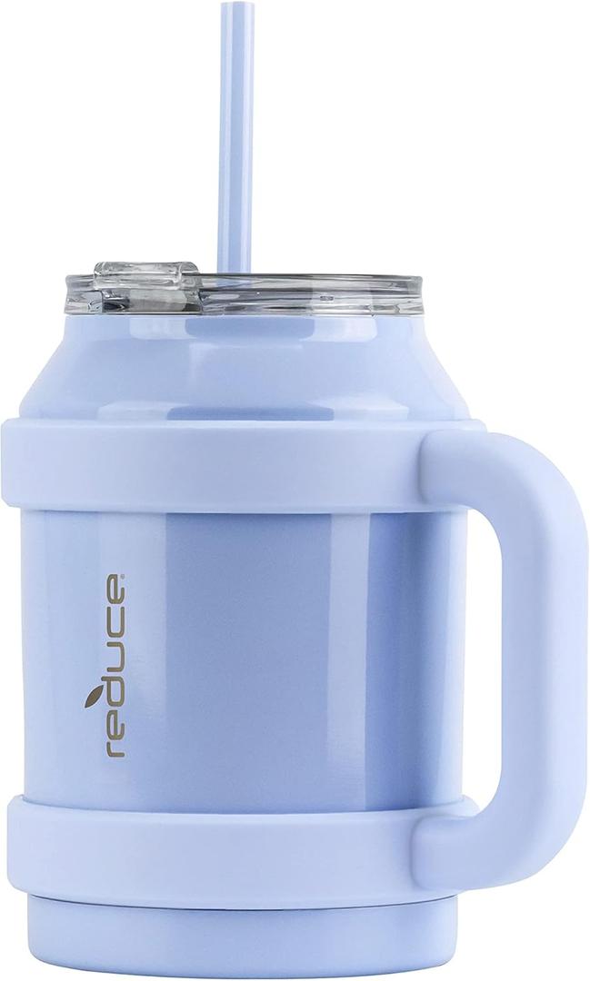 Reduce 50 oz Mug Tumbler, Stainless Steel with Handle – Keeps Drinks Cold up to 36 Hours – Sweat Proof, Dishwasher Safe, BPA Free – Glacier, Opaque Gloss