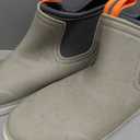 ZCVQX Women's Deck Boots Waterproof Ankle Rain Boots Outdoor Fishing Garden Boots for Women Anti-Slip Lightweight Comfortable Work Shoes Grey, Size 8.5