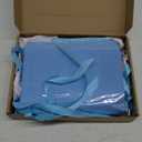 PerKoop 25 Packs Baby Shower Gifts Bags Bulk Baby Shower Party Favor Bags with Handle Paper and 25 Sheets Decorative Tissue Paper for Guests Gender Reveal Supply(Blue)