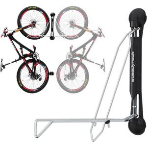 Steadyrack Bike Rack for Road Bikes - The Original Wall Mounted Vertical Bike Storage - Fits Narrow Tires - Space Saving Pivot Design - Heavy-Duty Steel Rack for Indoor Garage, Apartment or Home Use