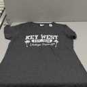 Womens KEY-WEST ESTABLISHED 1828 VINTAGE PARADISE Florida V-Neck T-Shirt, Size S