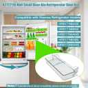 K2172116 Refrigerator Upper Door Bin Shelf 16 in Compatible with Hisense Refrigerator Door Bin HRB171N6ASE, HRB171N6BSE, HRB171N6AWE, HRB171N6ABE, MRB172N6AWE, RB17A2CWE. Part No: B05112366. 1-Year.