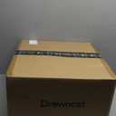 Handwoven Rattan Boho Farmhouse Chandelier - 19" Adjustable 5-Light Pendant for Dining Room & Kitchen Island, Coastal Rustic Ceiling Light