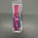 4 x Patented Sport Silicone Band Compatible with Apple Watch Bands 40mm 38mm 41mm 42mm 44mm 45mm 46mm 49mm Women Men, Soft Waterproof Sport Strap for iWatch Bands Series 11 10 9 8 7 6 5 4 3 2 1 SE Ultra (Hot Pink)