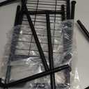 3-Tier Metal Towel Rack Freestanding with Storage Shelves