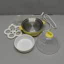 Tasty Mini Rapid Egg Cooker, 5-Egg Capacity for Perfect Hard Boiled Eggs or Omelets, Auto Shut Off, Yellow