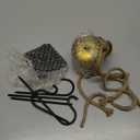 3 Pcs Valentines Rustic Cow Bells with Metal Stands Giant Vintage Metal Bells Farmhouse Rustic Country Love Decor Brass Antique Wall Decor Gift for Couples