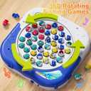 Magnetic Fishing Game for Kids Toddlers Ages 1-3 3-5 5-7, Fish Toy Board Game for Toddlers 1 2 3 4 5 6 7 8 Years Old, Fishing Table Toys Birthday Gifts