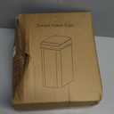 Yatmung Touchless Bathroom Trash Can - 2.5 Gallon Smart Trash Can Sensor Motion - Skinny Trash Bin with Lid - Electric, Narrow, Plastic, Auto Open - Small Slim Automatic Garbage Can (Black)