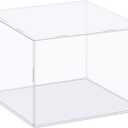 MECCANIXITY Acrylic Display Case Box Clear Dustproof Protection Showcase 8.3x8.3x6.3 Inch for Collectibles Display