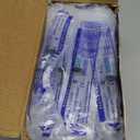 100 Pack 5ml 21Ga 1.5 Inch Disposable Syringe with Needle,5cc Luer Lock Syringes for Scientific Lab Use, Individual Wrapped