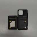 Vinich for iPhone 16 Pro Max Wallet Case with Card Holder, RFID Blocking Credit Slots Kickstand Shockproof Phone Cover Fit for iPhone 16 Pro Max 6.9" Black