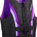 O'Brien Impulse Women's Life Jacket, US Coast Guard Approved, Great for Any Water Sports - Boating, Skiing, Surfing, PWC, Large