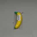 Tesorrio Fake Banana Stress Relief Fidget  6.7 x 1.4 in Soft PU Foam Desk Accessory | Lightweight Squeeze Fidget for Adults | Novelty Office Decor & Relaxation Tool