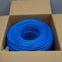 MONK CABLES | CAT6 Plenum Cable 1000ft | UTP, 23AWG, 550MHz | DSX-8000 Certified | Most Certified Cable of The Whole Market (Blue)