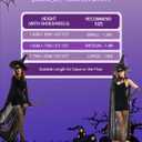 Phestival Vampire Costumes Female - Vampire Cape Women for Halloween - Black & Red vampire Hood (S-1.2m)