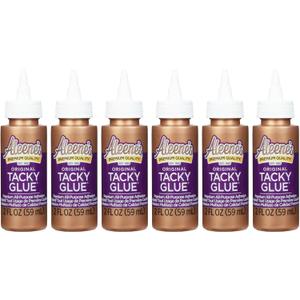 Aleene's Original Tacky Glue, All Purpose Adhesive, Perfect for Crafts and DIY Projects, Dries Fast and Clear, 2 fl oz 6-Pack