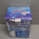 Rechargeable Portable Air Conditioner, 2200mAh 3 Powerful Speeds Mini Air Conditioner, Large Water Tank Evaporative Air Cooler, Personal Space Cooler Humidifier, Small Portable AC Fan for Home