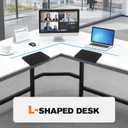L-Shaped Elbow Pad for Desk, 2 Pack 11.8" x 7.9" Wide Desk Edge Cushion with Wavy Massage Texture, Ergonomic Memory Foam Desk Arm Rest for Typing Pain Relief - Non-Slip Office Desk Accessories
