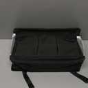 Dual-purpose Bedside Caddy Bedside Organizer, Bed Caddy with 6 Pockets, Versatile Bedside Storage Solution Magazine Remotes holder, ideal for Home, Dorm, Hospital, Crib Bed (Black)