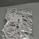 Mr. Pen- Space Saving Hangers for Clothes, 16 pcs, White, Plastic Multi Clothes Hangers Space Saving, 5 Slots, 360 Rotating Hooks