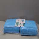 MED PRIDE Disposable Chux Pads 23in X 36in, Super Absorbent Bed Pads for Incontinence, Underpads for Adults, Kids, Pets (50 Count (Pack of 1) Blue/White)