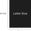 Heavyweight Black Cardstock, Thick Paper 100 Sheets (110 lb Cover = 200lb Text = 300 GSM) 8.5 x 11 inches for Arts and Craft, Drawing, DIY Projects