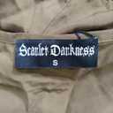 Scarlet Darkness Women Renaissance Costume Underbust Pirate Peasant High Low Dress,  Size S