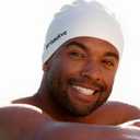 Prismdive55g Swimming Cap, ergonomically Designed, Suitable for Swimming Pool Training, competitions, and Water Sports (Black)