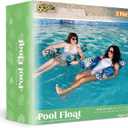 Syncfun 2 Packs Inflatable Pool Float Hammock Chairs Lounge Summer Water Fun US