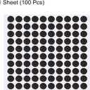 2 x PATIKIL Pool Table Marker Dots, 1 Sheet/100Pcs Billiard Snooker Point Stickers Ball Position Locator for Billiards Practice, Black