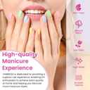 VANREESA 42 Pcs Gel Nail Polish Kit with U V Light 24 Popular Colors Gel Polish Nail Kit Green Blue Purple Pink Orange Complete Nail Kit with Manicure Tools Gifts for Women Girls