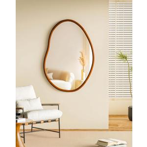 Irregular Wall Mirror Decorative Asymmetrical Mirror Abstract 32x22 inch
