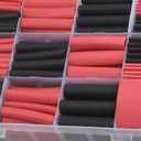 Ratio 3:1 Heat Shrink Tubing Colored Dual Wall Adhesive Lined Heat-Shrink Tube Wire Shrink Wrap Electrical Cable Wire Kit Set Insulation Protector Connector Heatshrink Tubing, 138PCS/9 Size