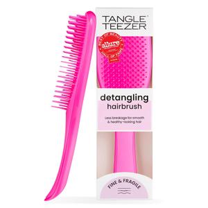 Tangle Teezer Fine Ultimate Detangler Brush, Dry & Wet Hair Brush to Detangle & Reduce Breakage for Fine Hair Types, Runway Pink