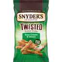 Snyder's of Hanover, Sour Cream & Onion Twisted Pretzel Sticks, 12 Oz Bag (EXP 08/08/26)