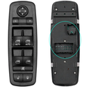 Driver Side Master Power Window Control Switch for 2012-2019 Dodge Grand Caravan, 2012-2016 Chrysler Town & Country, 2012-2015 Ram C/V 3.6L Mini Passenger Van 68110871AA 68298871AA