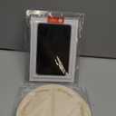 2 Pcs Baby Announcement Sign, 5.9in Hello World Newborn Sign with Ink Pad Pen, Birth Announcement Sign Wood Baby Name Sign for Hospital Nursery Baby Shower Photo Prop