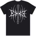 Offset Unisex Adult Tear Tee, Black, XXL